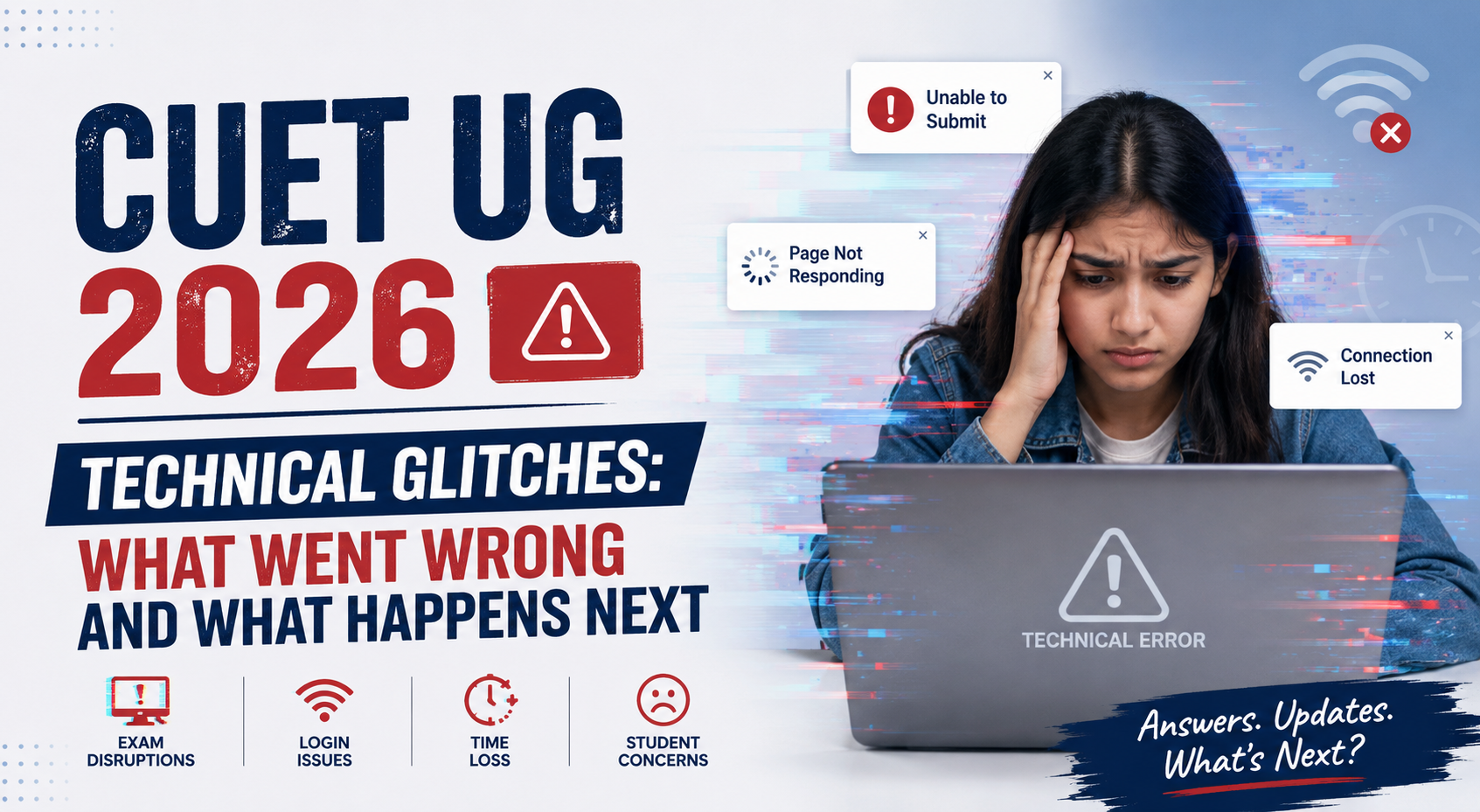 CUET UG 2026 Glitch: Re-Test for Affected Students & What Next | CampusFreshers