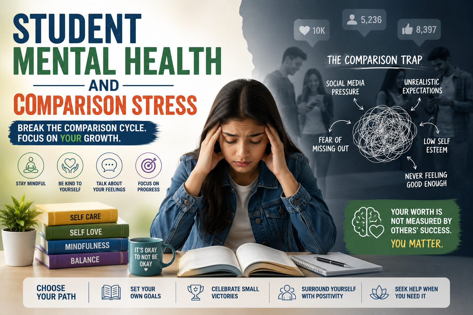 The Comparison Trap: Why Indian Students Are Burning Out in 2026 — and How to Find Your Way Back