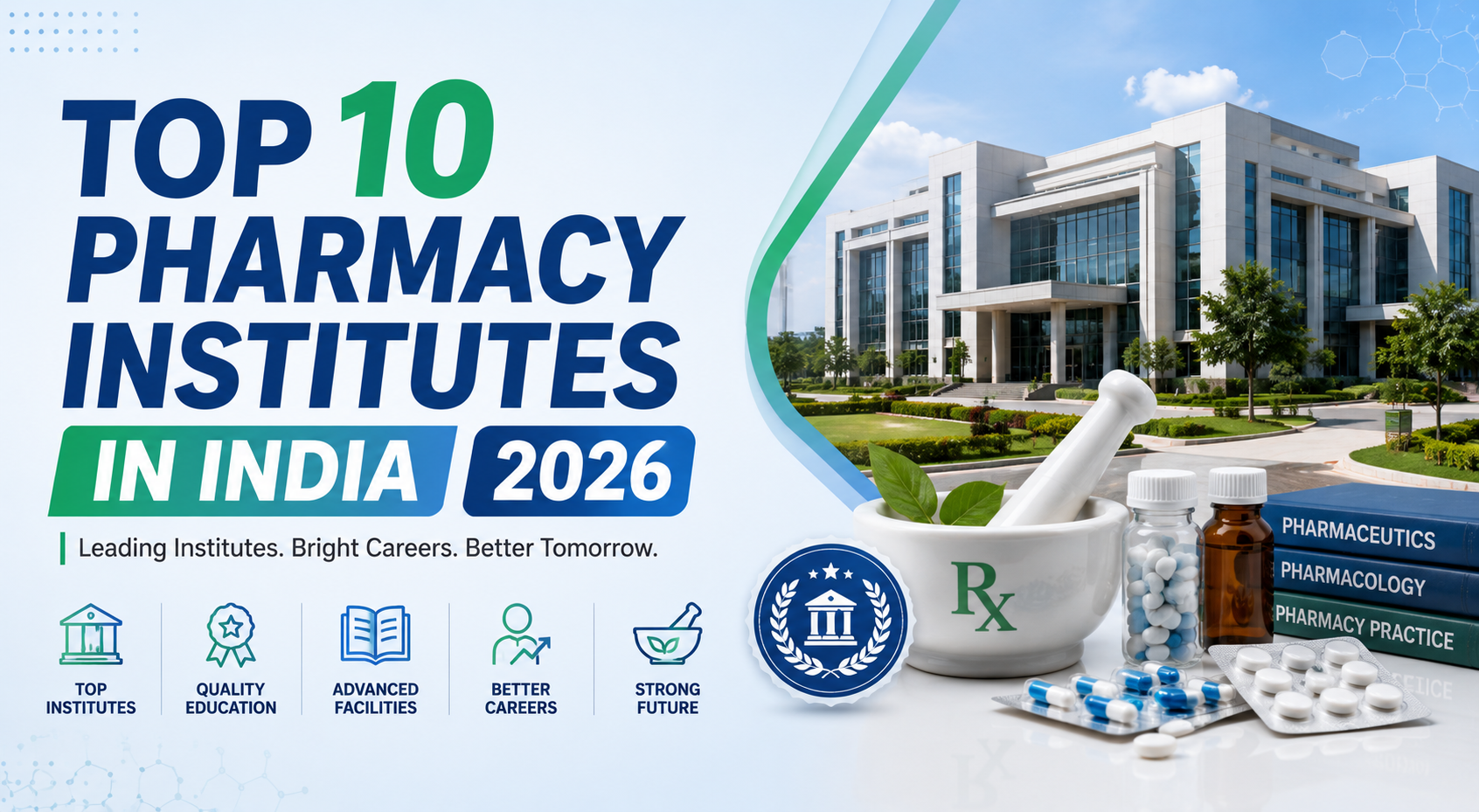 Top 10 Pharmacy Institutes in India 2026 (NIRF Pharmacy Rankings 2025)