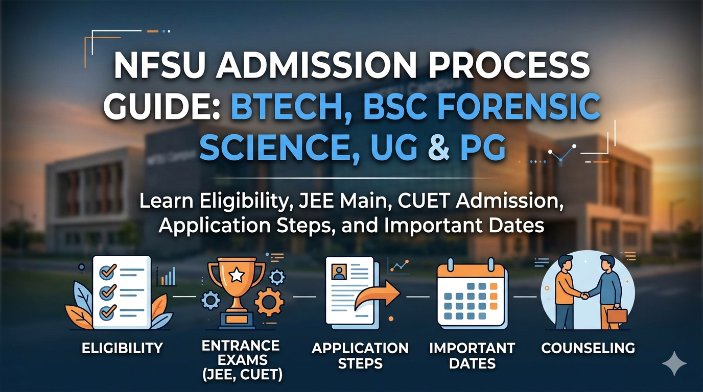 NFSU Admission Process